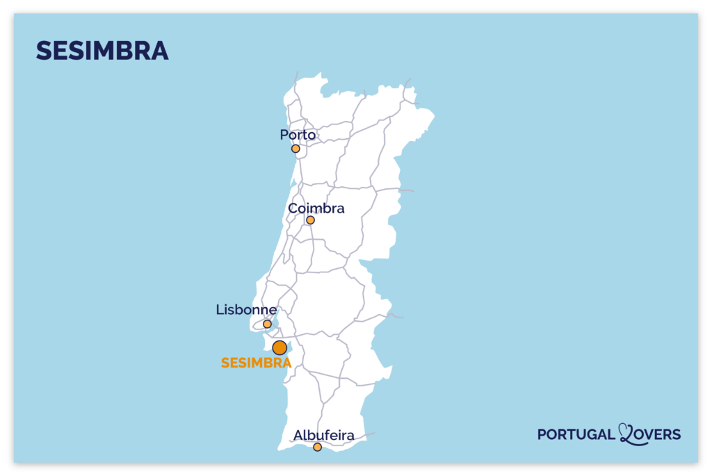 Sesimbra Portugal Karte