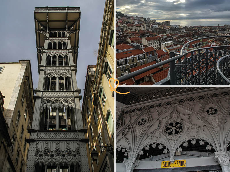 Santa Justa-liften - Lissabon