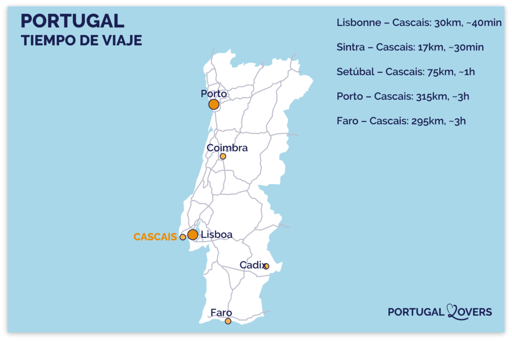 mapa horario de carreteras cascais portugal