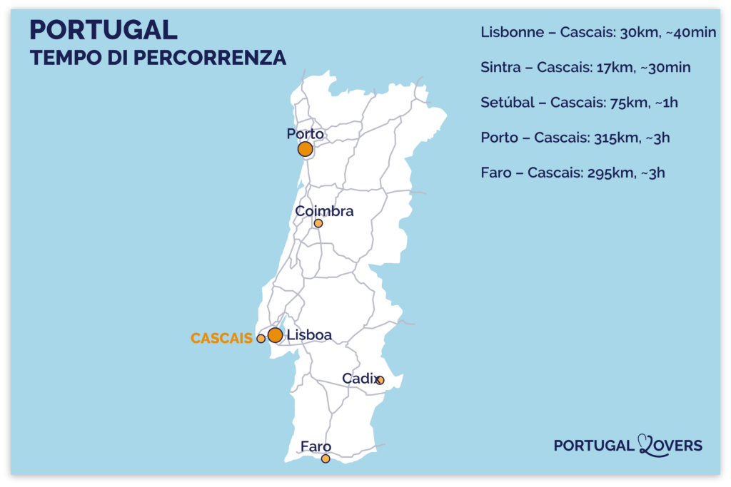 mappa temporale stradale cascais portogallo